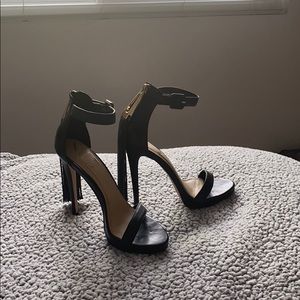 Brian Atwood heals, worn once, 4 inch heel